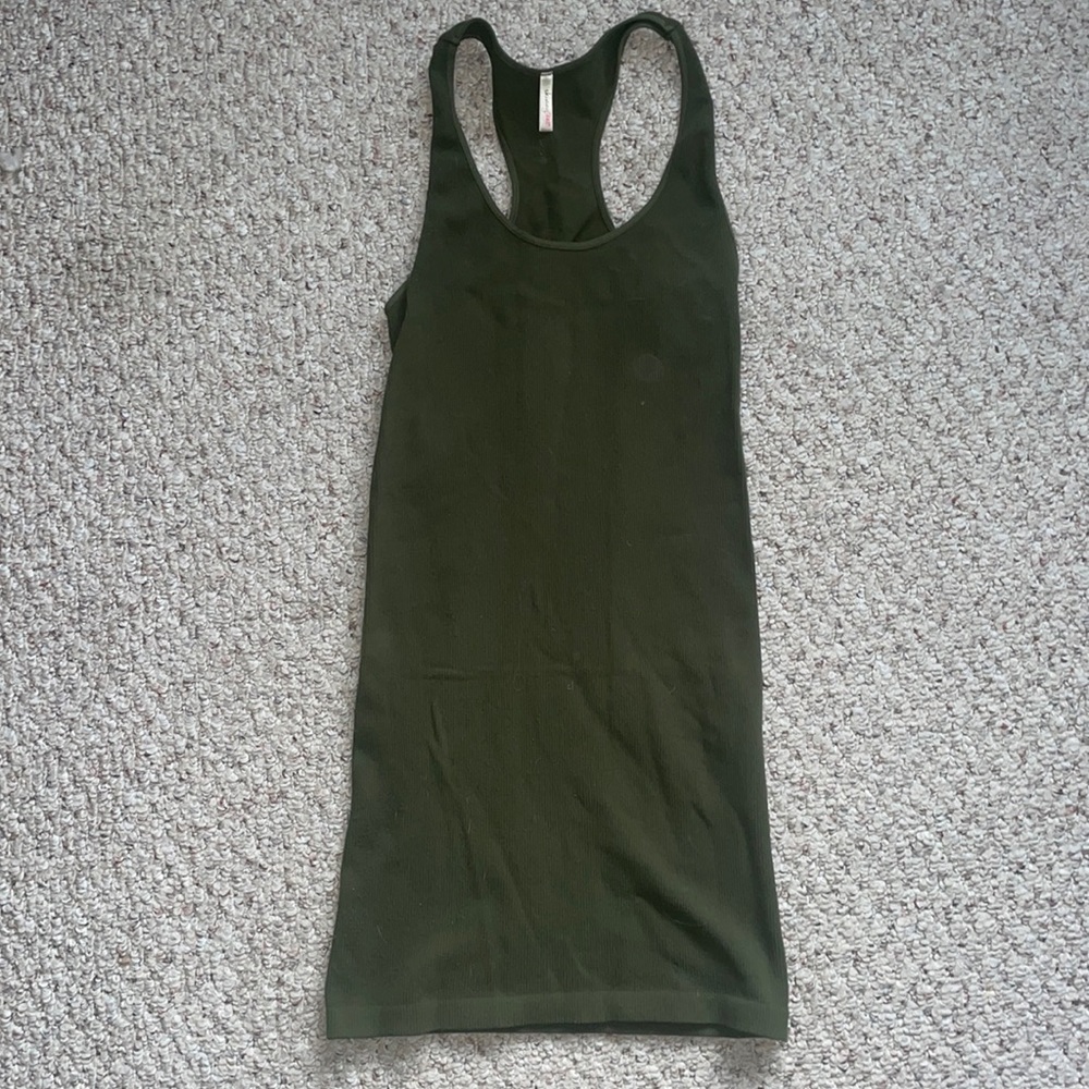 Skinnytees racer back tank dress small ribbed